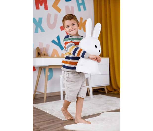 InnoGIO Lampka nocna dla dzieci królik bardzo duży GIOrabbit Mega Ma - 1360156 - zdjęcie 6